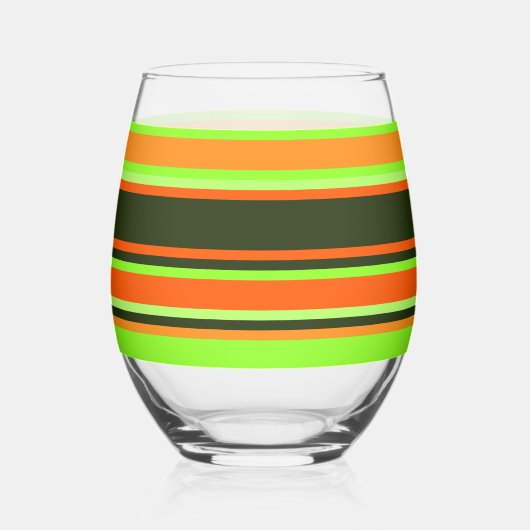 Gestreept glas – Limoen, Sinaasappel en mandarijn (Achterkant)