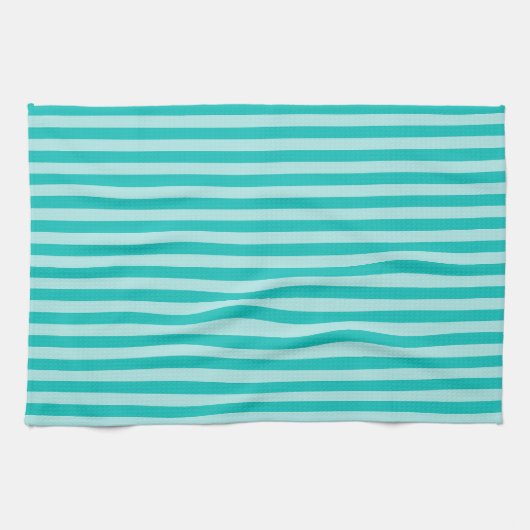 Gestreept groene All-Over Print Keuken Schort Theedoek (Horizontaal)