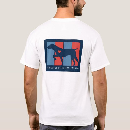 Gestreept GSP T-shirt (Achterkant)