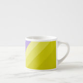 Gestreept, helder, regenboog espresso kop (Rechts)