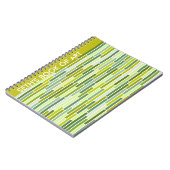 Gestreept in groen Notitieboek (Linkerzijde)