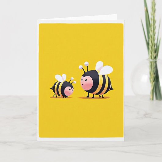 Gestreept Insect Moederkaart Kaart (Voorkant)