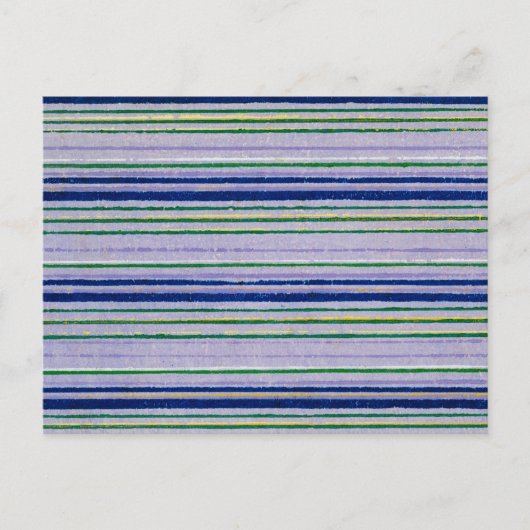 Gestreept Japans houtsnede textiel Briefkaart (Voorkant)