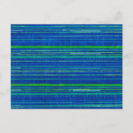 Gestreept Japans houtsnede textiel Briefkaart