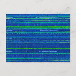 Gestreept Japans houtsnede textiel Briefkaart