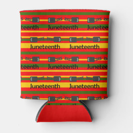 Gestreept Juneteenth Blikjeskoeler
