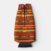 Gestreept Juneteenth Flesjeskoeler (Achterkant)