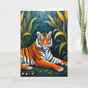 Gestreept Kat Jungle Kaart