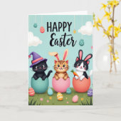 Gestreept Kattenpaas Kaart (Gele Bloem)