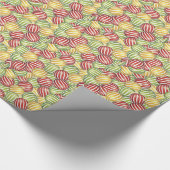 "Gestreept kerstversiering" inpakpapier (Hoek)