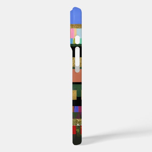 Gestreept kleurrijk patroon Case-Mate iPhone case (Achterkant / Links)