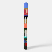 Gestreept kleurrijk patroon Case-Mate iPhone case (Achterkant / Rechts)