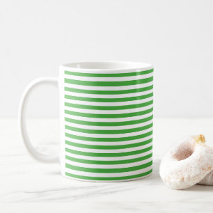Gestreept koffiekopje koffiemok
