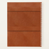 Gestreept leder planner (Achterkant)