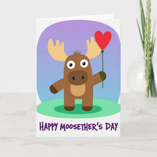 Gestreept Liefdesballonkaart Kaart (Voorkant)