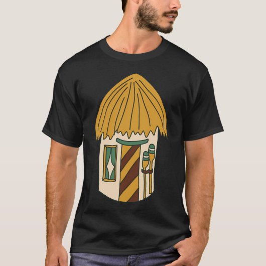 Gestreept Marlijn Cartoonstijl T-shirt (Voorkant)