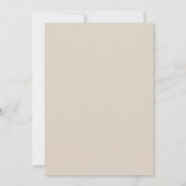 Gestreept modern handgeschreven script foto bruilo save the date (Achterkant)