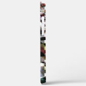 Gestreept onder gekleurde vlekken, simplistisch Case-Mate iPhone case (Achterkant / Links)