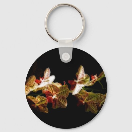 Gestreept orchideeën sleutelhanger (Voorkant)