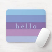 Gestreept Paars en blauw palet | HALLO Muismat (Met muis)