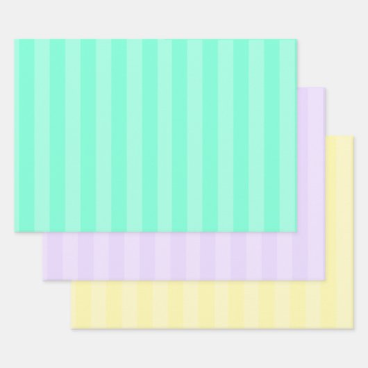 gestreept paaswrachtpapier inpakpapier vel (Set)