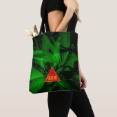 Gestreept palm tote bag (Dichtbij)