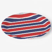 Gestreept Papieren Bordje (Gekanteld)