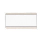 Gestreept patroon ・ Blank Etiket (Voorkant)