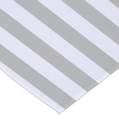 Gestreept patroon in grijs en lavendel lange tafelloper (Hoek)