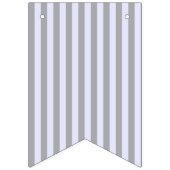 Gestreept patroon in grijs en lavendel vlaggetjes (Tweede vlag)