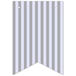 Gestreept patroon in grijs en lavendel vlaggetjes