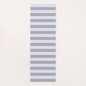 Gestreept patroon in grijs en lavendel yogamat (Achterkant)