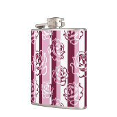 Gestreept patroon met rozen heupfles (Links)