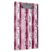 Gestreept patroon met rozen klembord (Rechts)