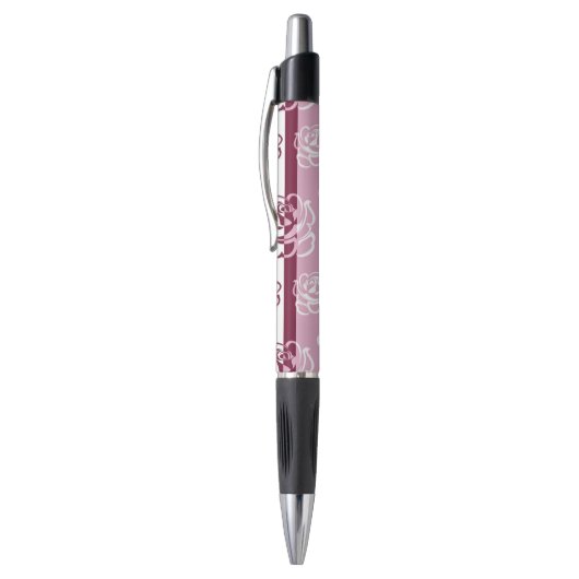 Gestreept patroon met rozen pen (Top (Verticaal))