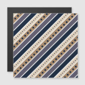 Gestreept patroon ontwerp magnetische kaart (Voorkant / Achterkant)