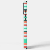 Gestreept patroon trendy modern Case-Mate iPhone case (Achterkant / Links)