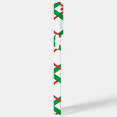  gestreept rood en groen Case-Mate iPhone case (Achterkant / Rechts)