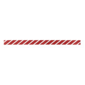 Gestreept Rood Wit Satijnen Lint (Voorkant)