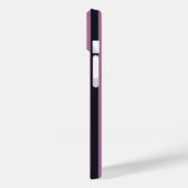 gestreept roze | aangepaste naam marine Case-Mate iPhone case (Achterkant / Links)