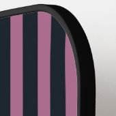 gestreept roze | aangepaste naam marine pickleball paddle (Links Detail)