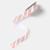 Gestreept Roze Wit Satijnen Lint (Achterkant)