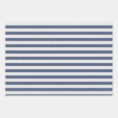 Gestreept Set Van 3 Inpakpapier Vel (Voorkant)