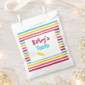 Gestreept Snoep nummer het zelf leuke tandenzak Bedankzakje (Geknipt)