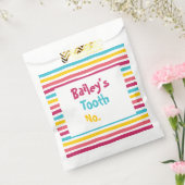 Gestreept Snoep nummer het zelf leuke tandenzak Bedankzakje (Gezegeld)