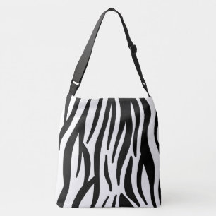 Gestreept streeppatroon crossbody tas