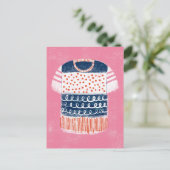 Gestreept T-shirt Briefkaart (Staand voorkant)