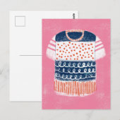 Gestreept T-shirt Briefkaart (Voorkant / Achterkant)