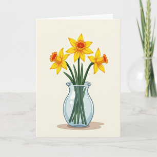 Gestreept Trompetbloem kaart
