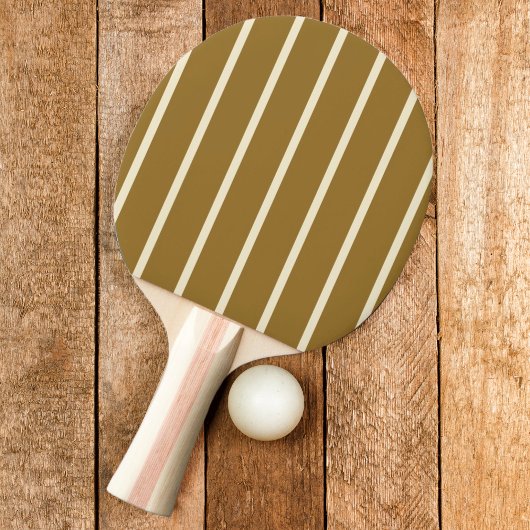 Gestreept Warm Woestijnwind Kleur Tafeltennisbatje